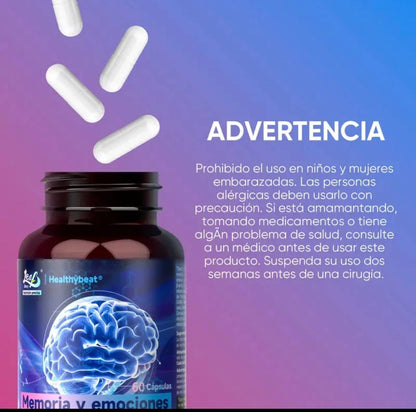 🧠 NeuroVibe™ Suplemento avanzado para el Cerebro, Ánimo y Nervios