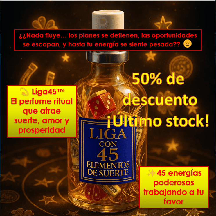 Perfume Liga45™ Tu perfume, tu ritual, tu poder 🔥