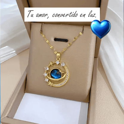 💫 SaturnGlow™ El Collar del Amor Eterno + Caja de Regalo