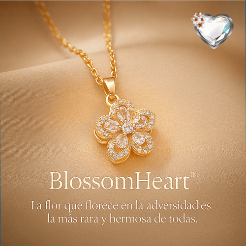 BlossomHeart™ — Collar + CajaRegalo + Tarjeta