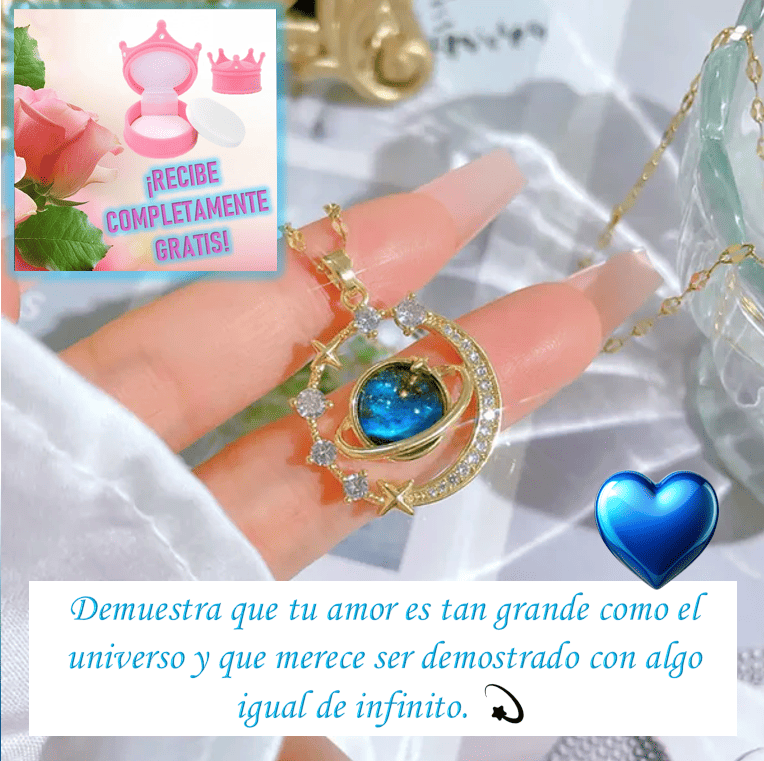 💫 SaturnGlow™ El Collar del Amor Eterno + Caja de Regalo
