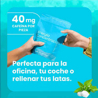 ⚡ ENERGY & FOCUS™ Goma de mascar que despierta tu mente y aumenta tu energía.