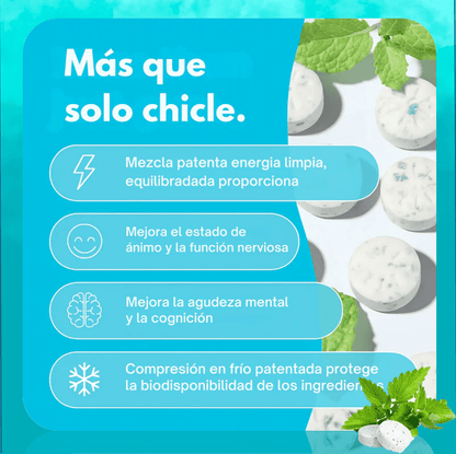 ⚡ ENERGY & FOCUS™ Goma de mascar que despierta tu mente y aumenta tu energía.