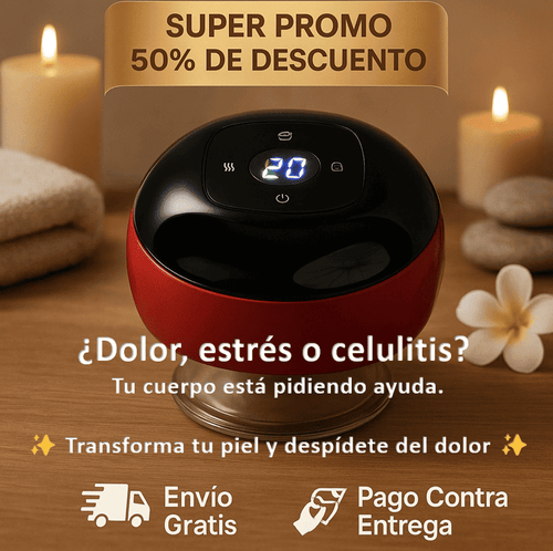 🍑 SkinTonic™ – Terapia Inteligente 3 en 1 para Dolor, Estrés y Celulítis