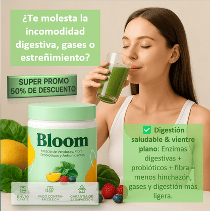 🌿🥭BloomMango™ Fórmula con probióticos para un abdomen desinflamado