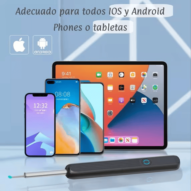 🦻ClearView Pro™ Limpiador de oídos inteligente con cámara HD